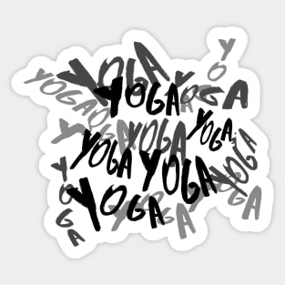 Yoga addicted Sticker